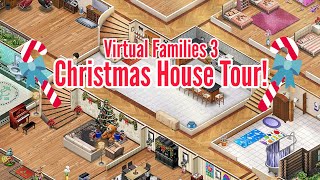 Virtual Families 3 | Christmas House Tour | 2022 | Part 1 screenshot 5