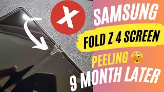 Samsung Galaxy Fold Z 4 Screen Peeling | How to Prevent and Fix It | @Samsung Solutions | UPDATE