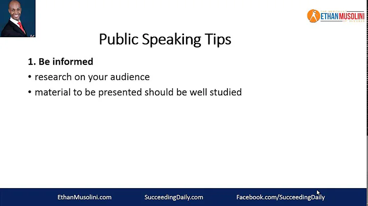 Become a public speaking pro