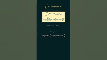 Integral of x^{n-1}cos(bx) from 0 to infinity [2nd Method]