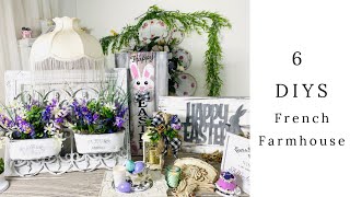 🌿6 DIY DOLLAR TREE DECOR CRAFTS FRENCH FARMHOUSE CHIC🌿\\