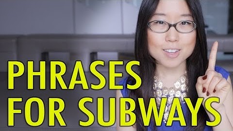 Korean Phrases 10: Riding the Subway
