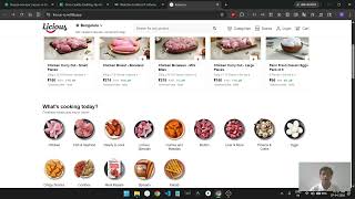 Clone Licious Website Using HTML & CSS