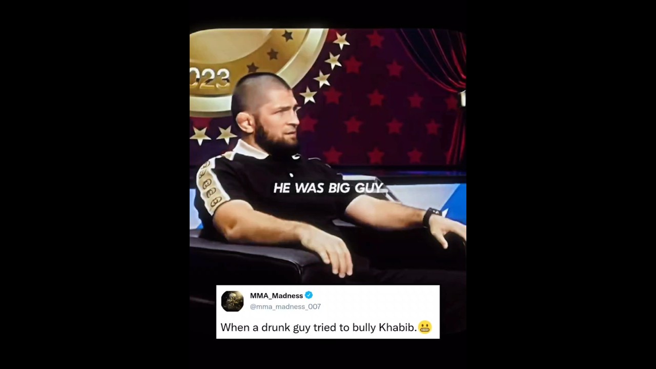 I can smash your face 💀- Khabib 