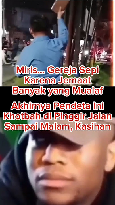 Miris, Pendeta Khotbah di Jalan Sebab Gereja Sepi #shorts #funny #ngakak #lucungakak #lucuabis