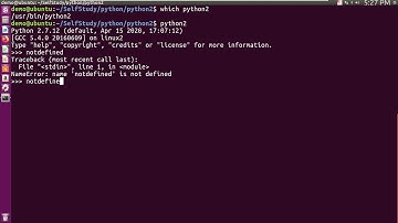 Python2 | Traceback Most Recent Call Last