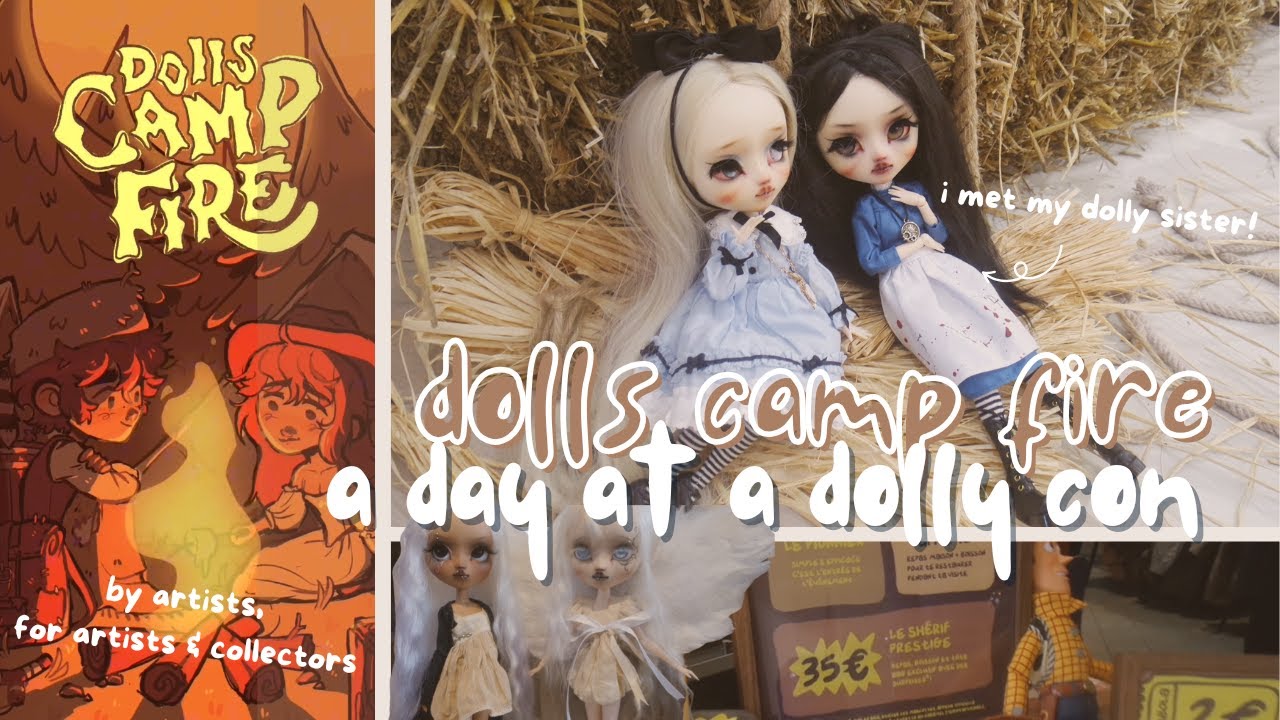 dolly vlog #2 ♡ dolls campfire 2025 and dolly haul 🪽