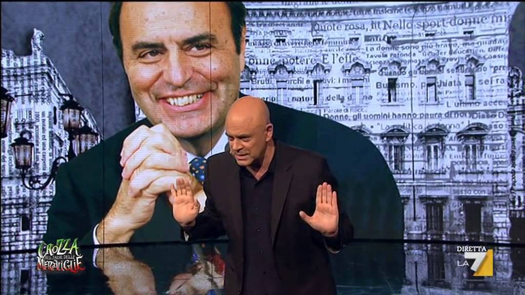 Crozza nel Paese delle Meraviglie - Elezioni Europee 2014 - Voto Bruno Vespa! Protagonista della scena la poltrona degli orrori