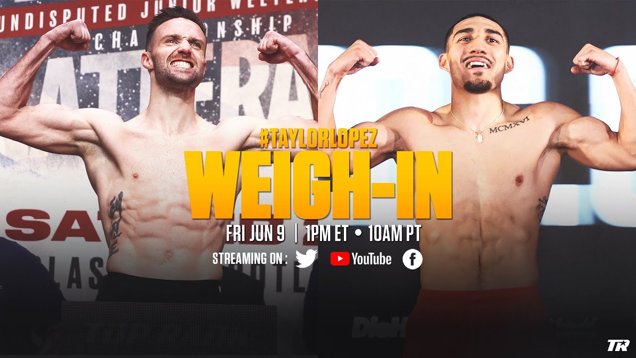Josh Taylor vs Teofimo Lopez OFFICIAL WEIGH-IN