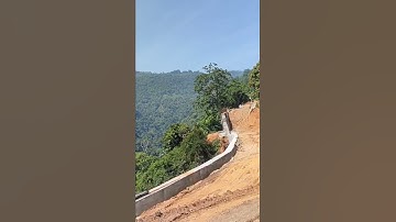 wall which protect land slides SUBSCRIBE😍