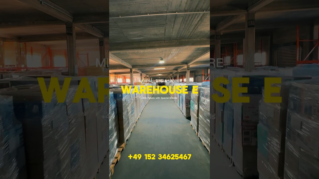 Lager E | Warensortiment mit über 400 Mischpaletten 