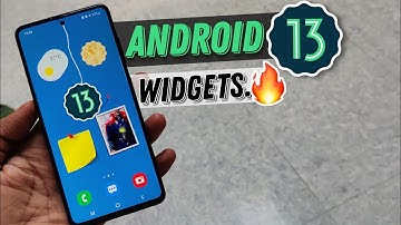 Android 13 BETA - Widgets any Android Smart phone. 🔥