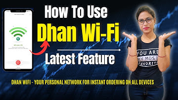 How to use Dhan Wifi Explained | Dhan Wifi Update | Dhan Wifi kya hai Explain in Hindi