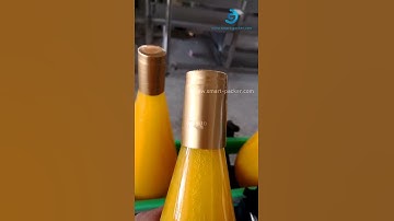 Laser printing machine for fruit drink glass bottles