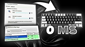 El SECRETO para REDUCIR el INPUT DELAY de TU TECLADO (0 LATENCIA) 🔥📈