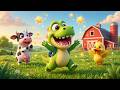 El Pequeño Dinosaurio Visita a los Animales del Campo 🦖 Canciones Infantiles y Rimas para Niños