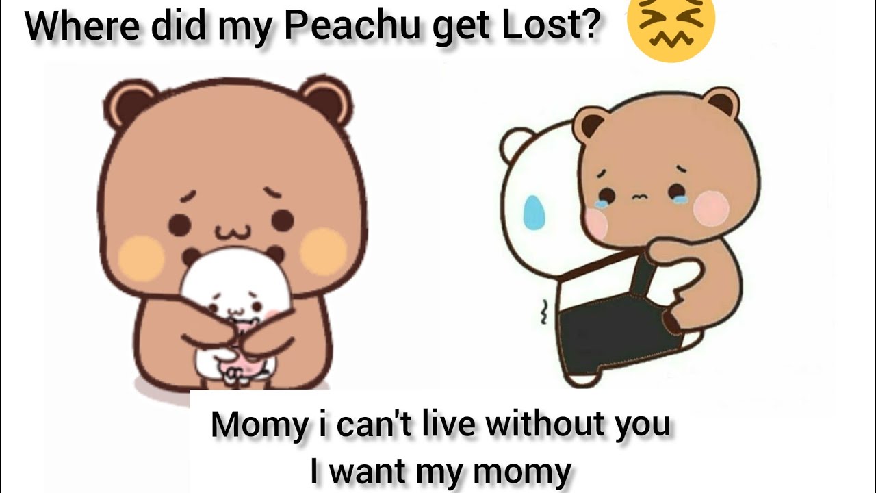 Peachu is lost 🥺🥺|| Gomu & his kids very worried about peachu || peach ...