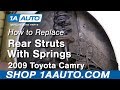 How to Replace Rear Struts 2006-11 Toyota Camry
