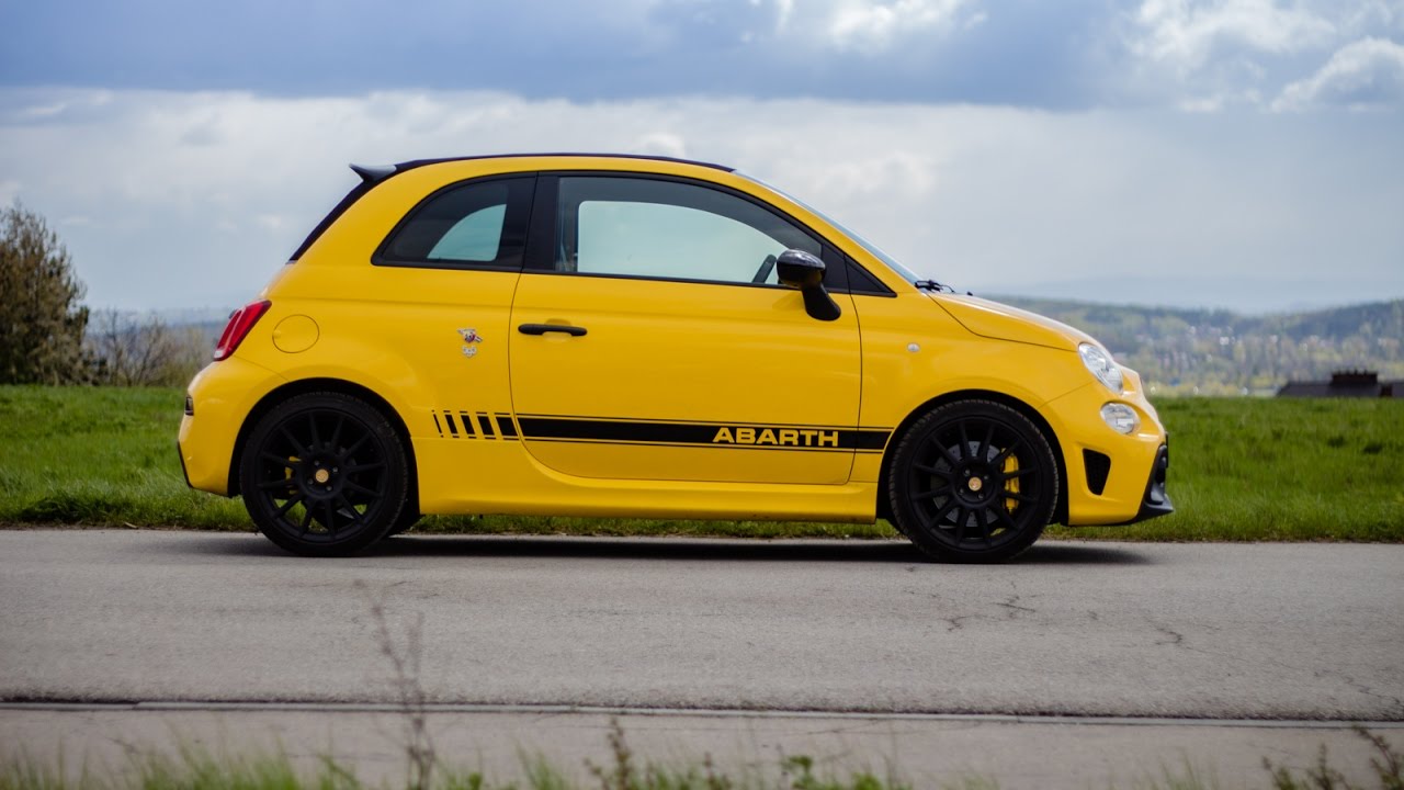 18 Abarth 595 Competizione Great Sound Accelerations And Fast Corners Youtube
