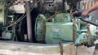 Loose flywheel gm 4104 bus.  Detroit diesel 671