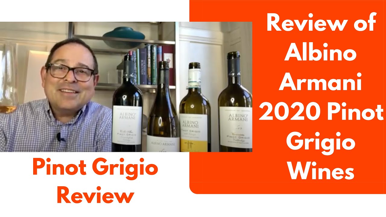 Review of Albino Armani 2020 Pinot Grigio Wines - YouTube