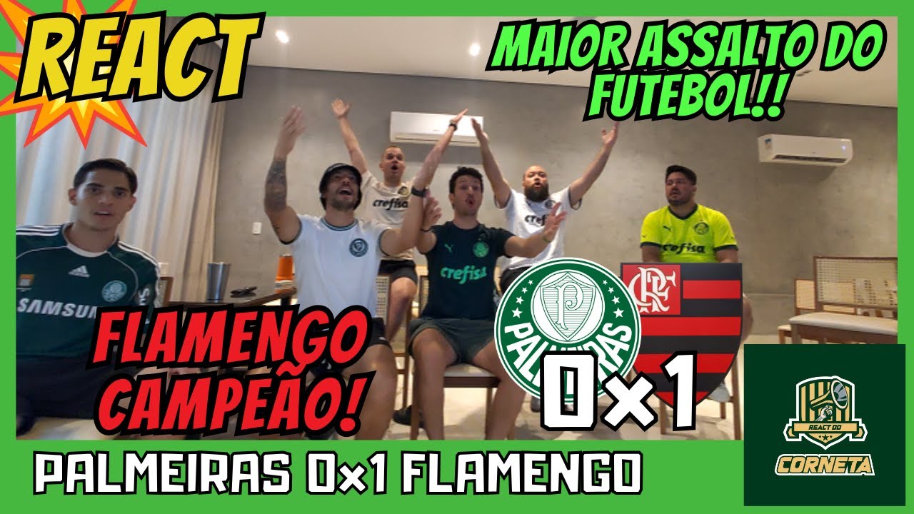 REACT FLAMENGO 1x0 PALMEIRAS - FLAMENGO VENCE PALMEIRAS MILIONARIO E É CAMPEAO DA LIBERTADORES 25