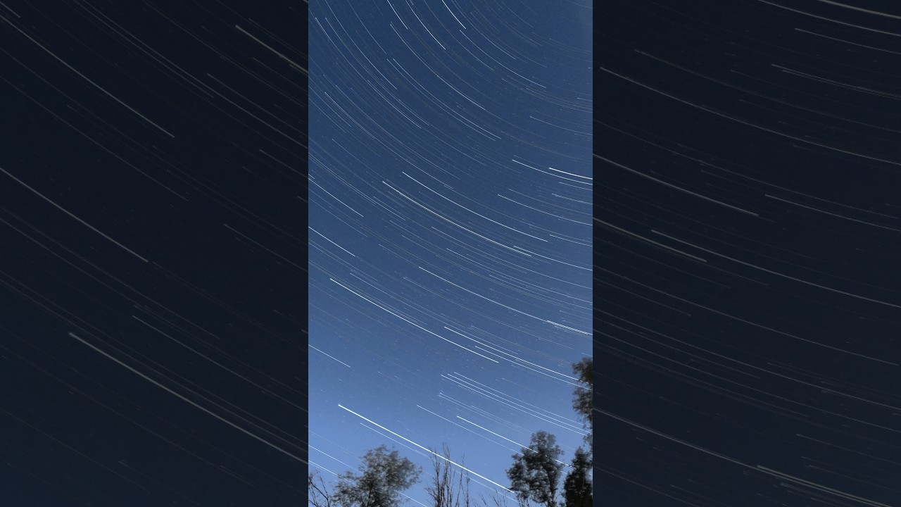 First star trail 💫 
