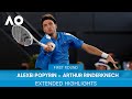 Alexei Popyrin v Arthur Rinderknech Extended Highlights (1R) | Australian Open 2022