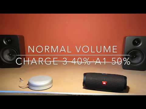 B&O Beoplay A1 vs JBL Charge 3 Sound Comparison