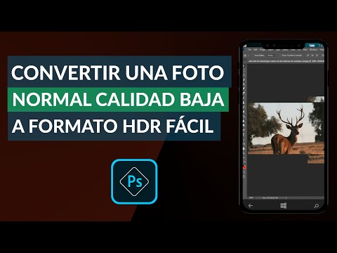 Cómo Convertir una Foto Normal Calidad Baja a Formato HDR - Fácil y Rápido