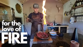 Vuur Restaurant in Stellenbosch is a spectacular culinary fire experience