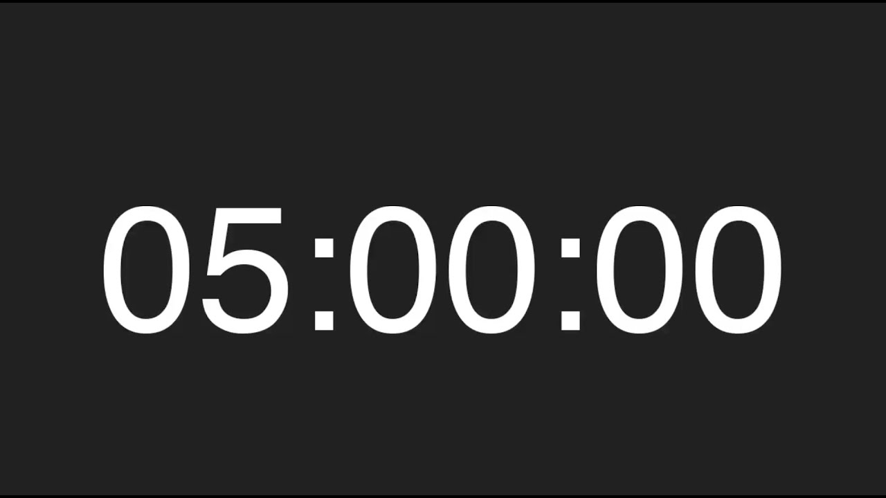 5 Hours of Deep Focus | Work Countdown | Study Timer - YouTube