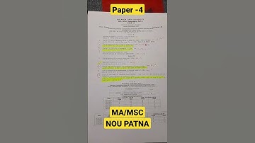 MA/MSC GEOGRAPHY QUESTION PAPER FOR ANNUAL EXAM 2022. NALANDA OPEN UNIVERSITY PATNA #studyplace #nou