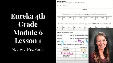 Eureka 4th Grade Math: Module 6 Lesson 1