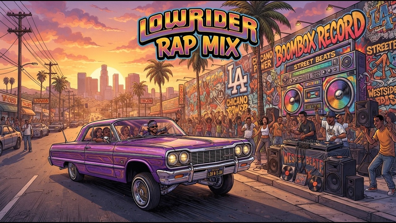 Lowrider Rap Mix 🔥 Dr Dre, Snoop Dogg, Nate Dogg & Warren G Cover