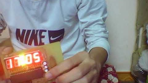 Đồng hồ số dùng 8051 và DS1307