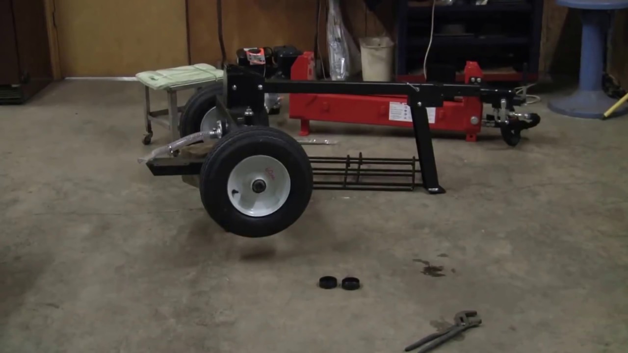 Harbor Freight 20T Log Splitter - YouTube