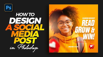 Social Media Post Design in Photoshop