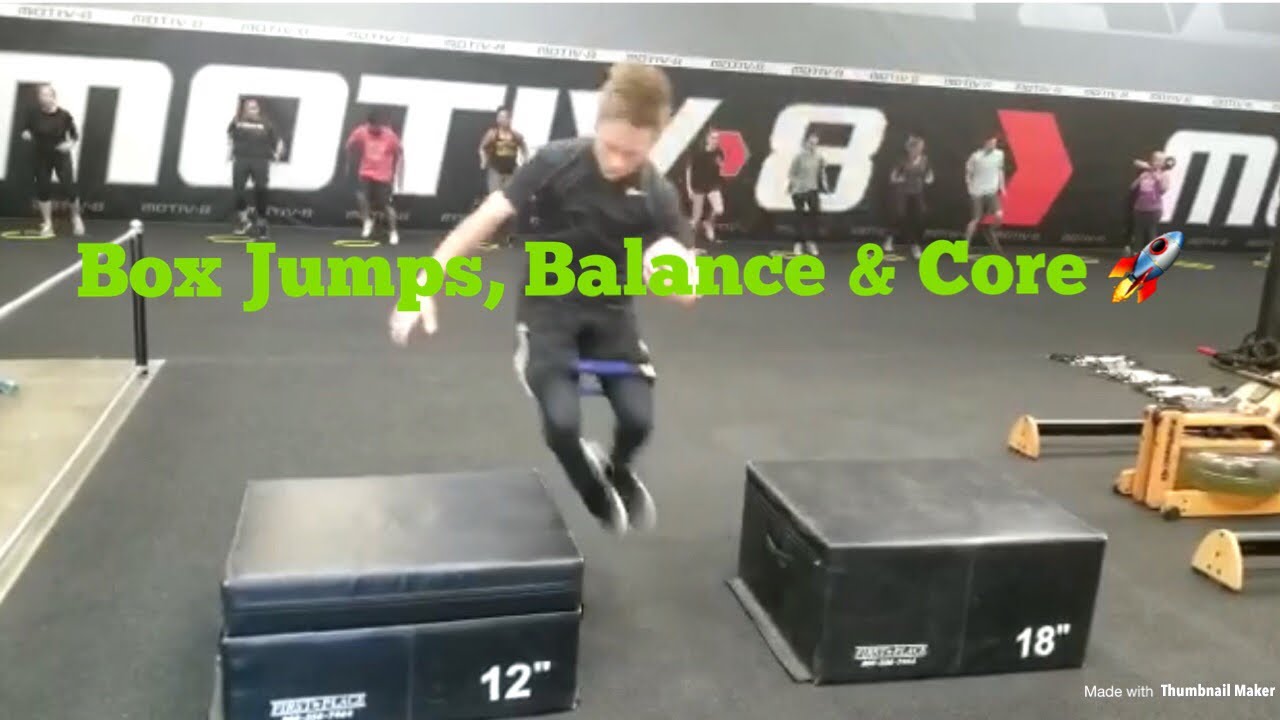 ? Running Back Hardcore Box Jump, Balance & Core Workout! ?