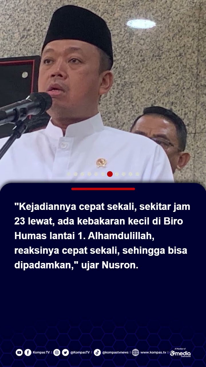 Nusron Wahid Tegaskan Tak Ada Penghilangan Barang Bukti dari Kebakaran Kantor Kementerian ATR/BPN