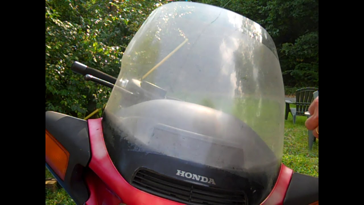 How To Clean A Foggy Motorcycle Windshield