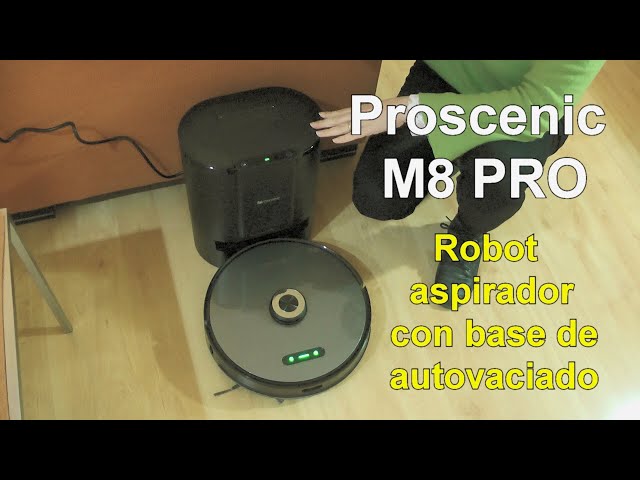 Proscenic M8 Pro Robot con autovaciado que aspira y friega 