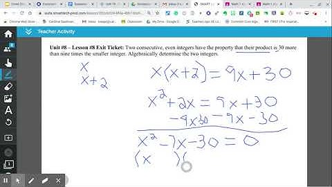 May 14, 2020 Lesson 8 Exit Ticket