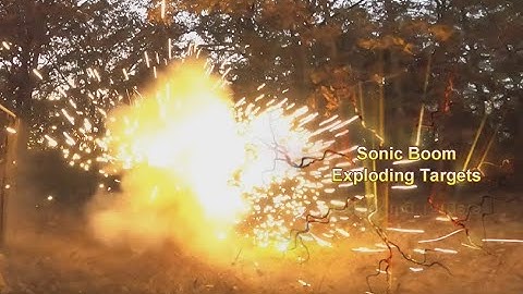 Sonic Boom - exploding rifle targets