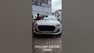 new Swift car fog lamp and drl and LED bulb