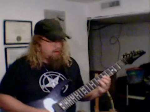 80's metal backing track jam