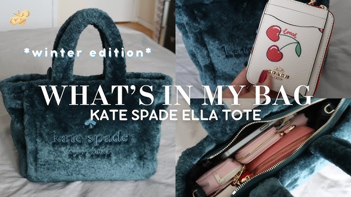 Kate Spade Ella Small Shearling Tote, Light Fawn - Handbags & Purses