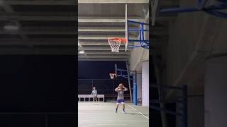 Shooting drill | 3 pointer in the left corner | Field goal percentage: 45%🏀 #basketball #trending