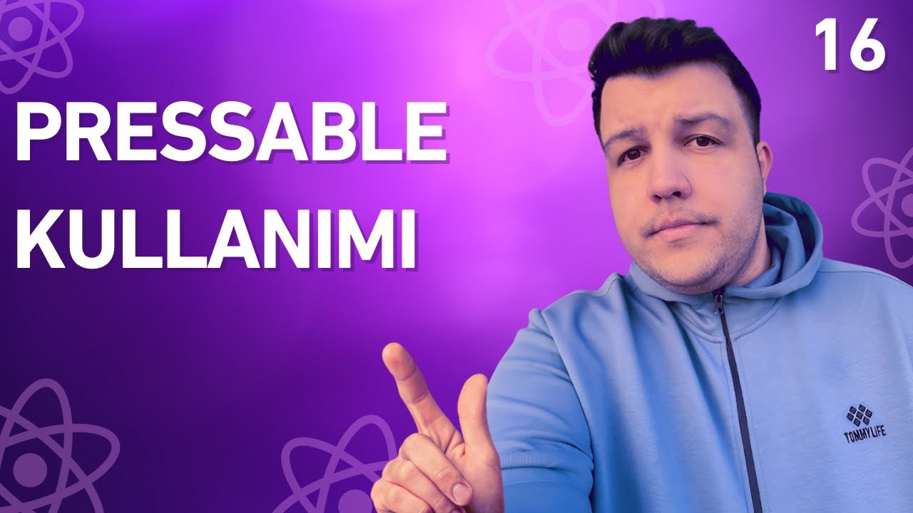 2026 React Native Dersleri 16 - Pressable & Touchable Kullanımı - YouTube