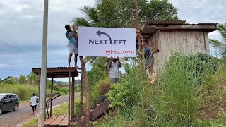 We Put Up Our Very First Commercial Sign Board! Vlog_110